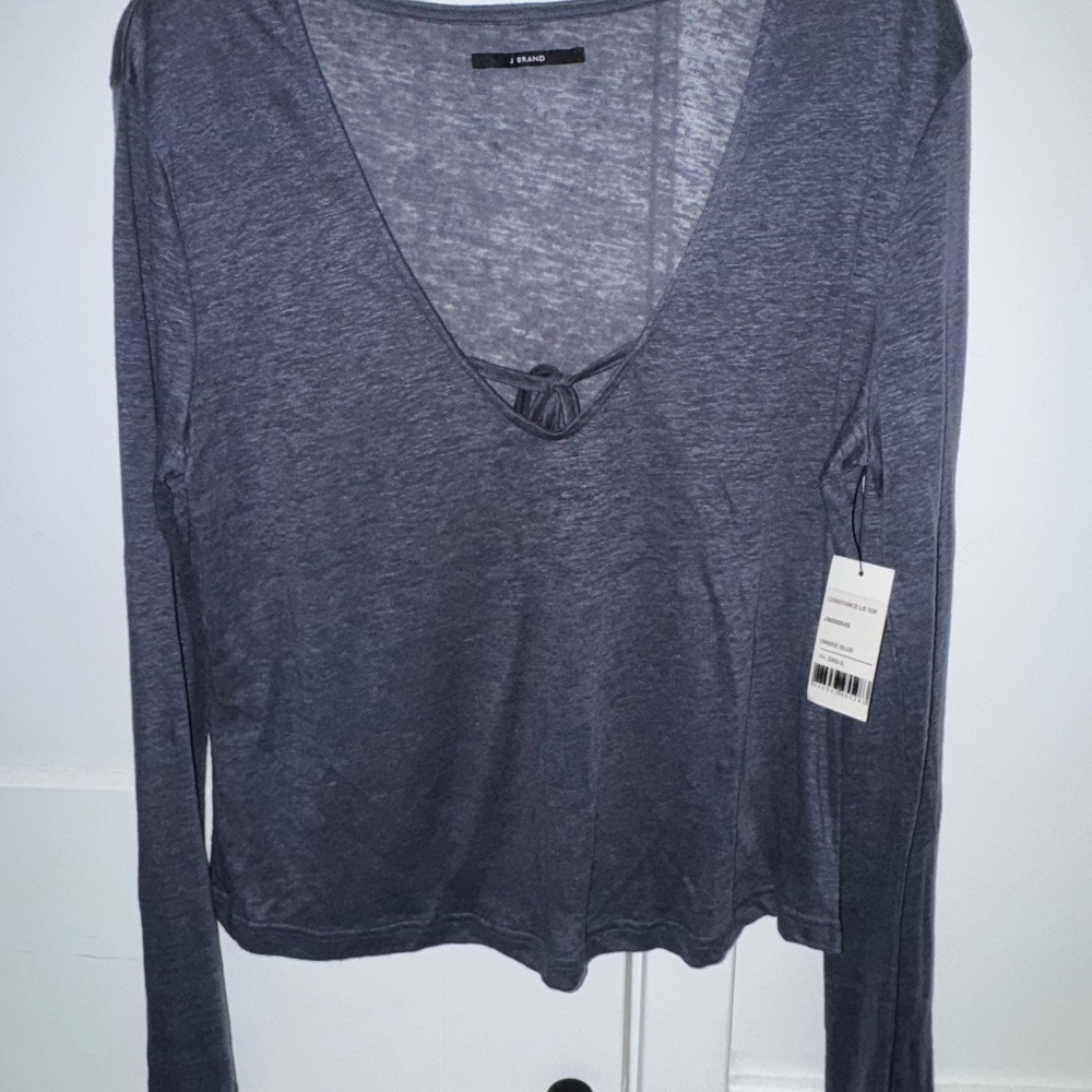 Eileen Fisher Women's Gray Long Sleeve Top
